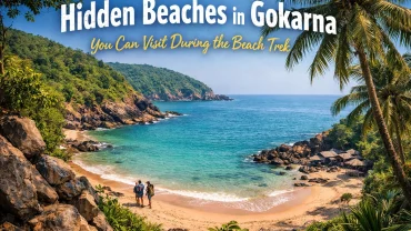 hidden beaches in gokarna