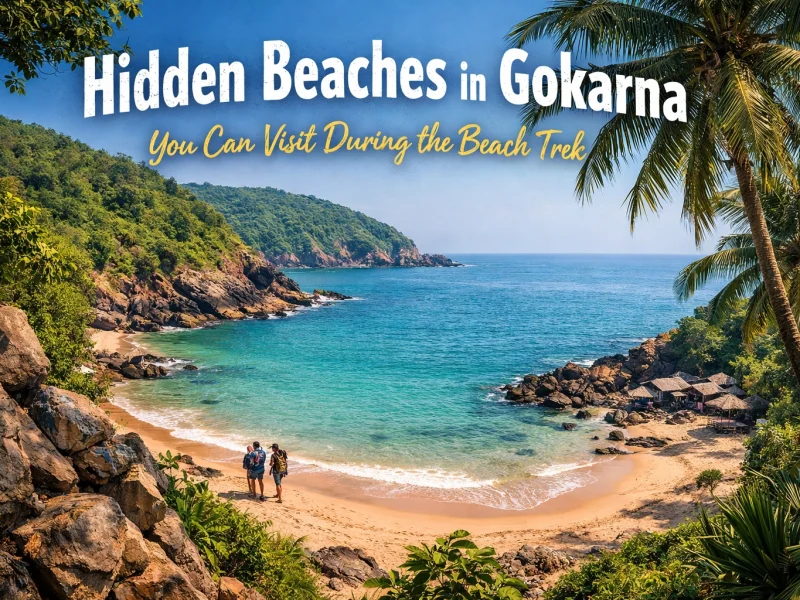 hidden beaches in gokarna