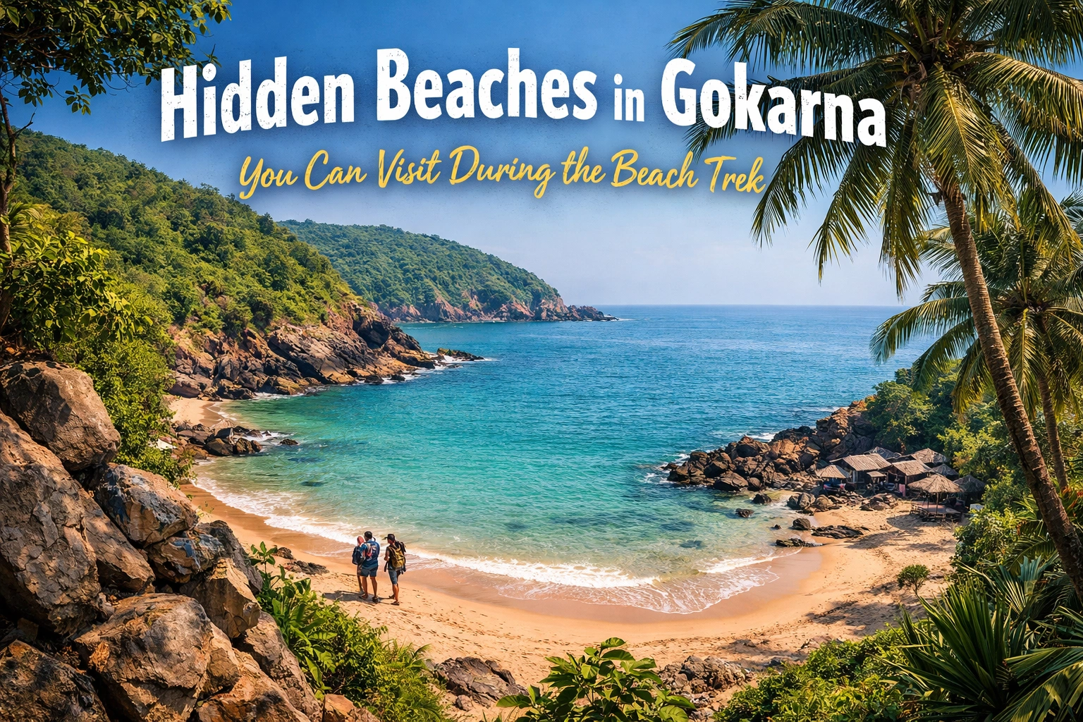 hidden beaches in gokarna