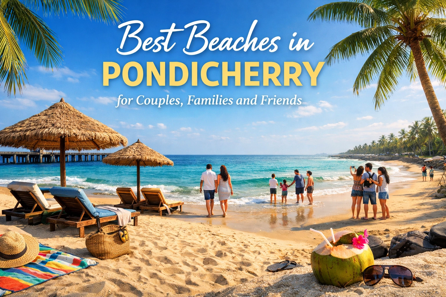 Best Beaches in Pondicherry for Couples, Families & Friends