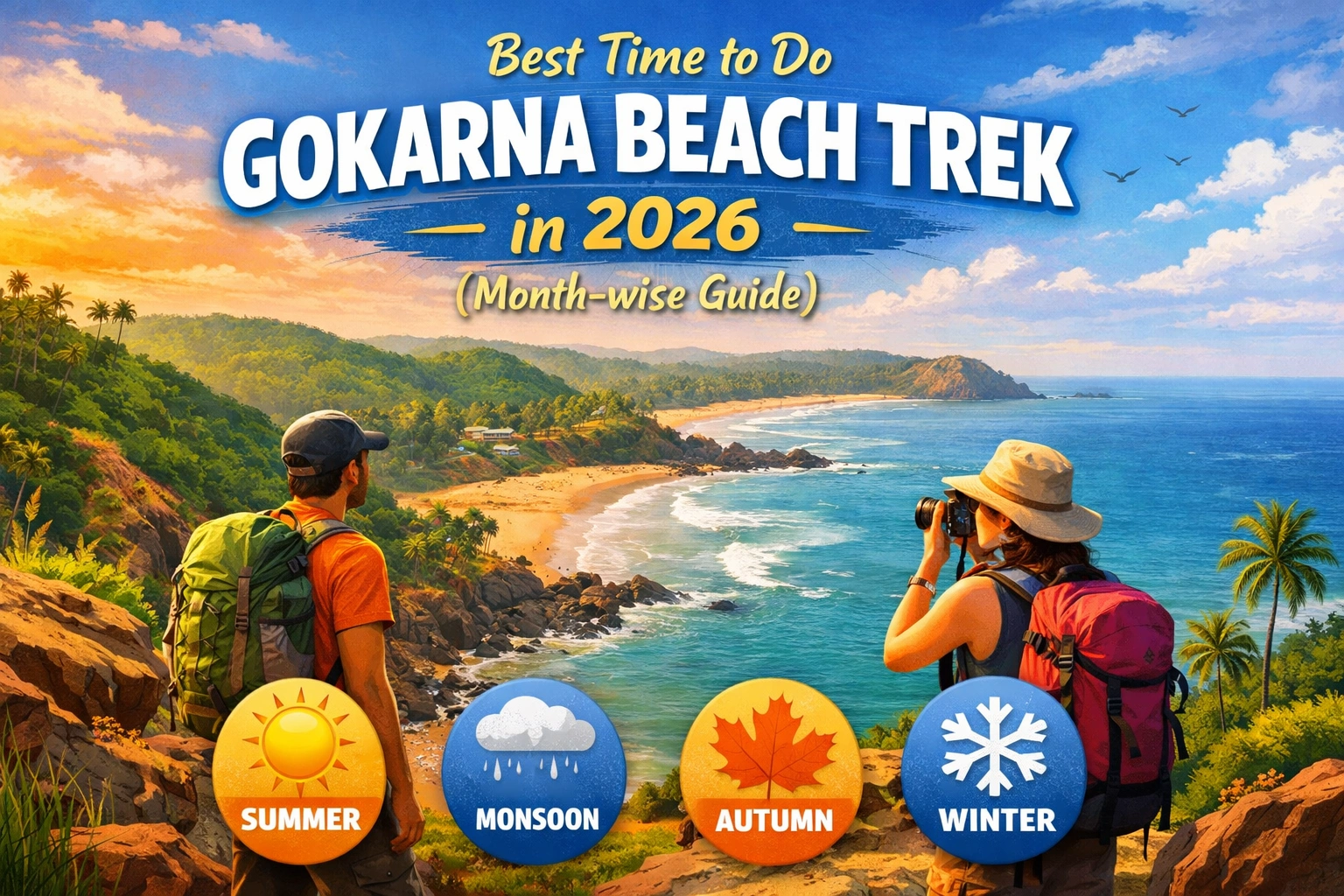 Gokarna Beach Trek best time to visit