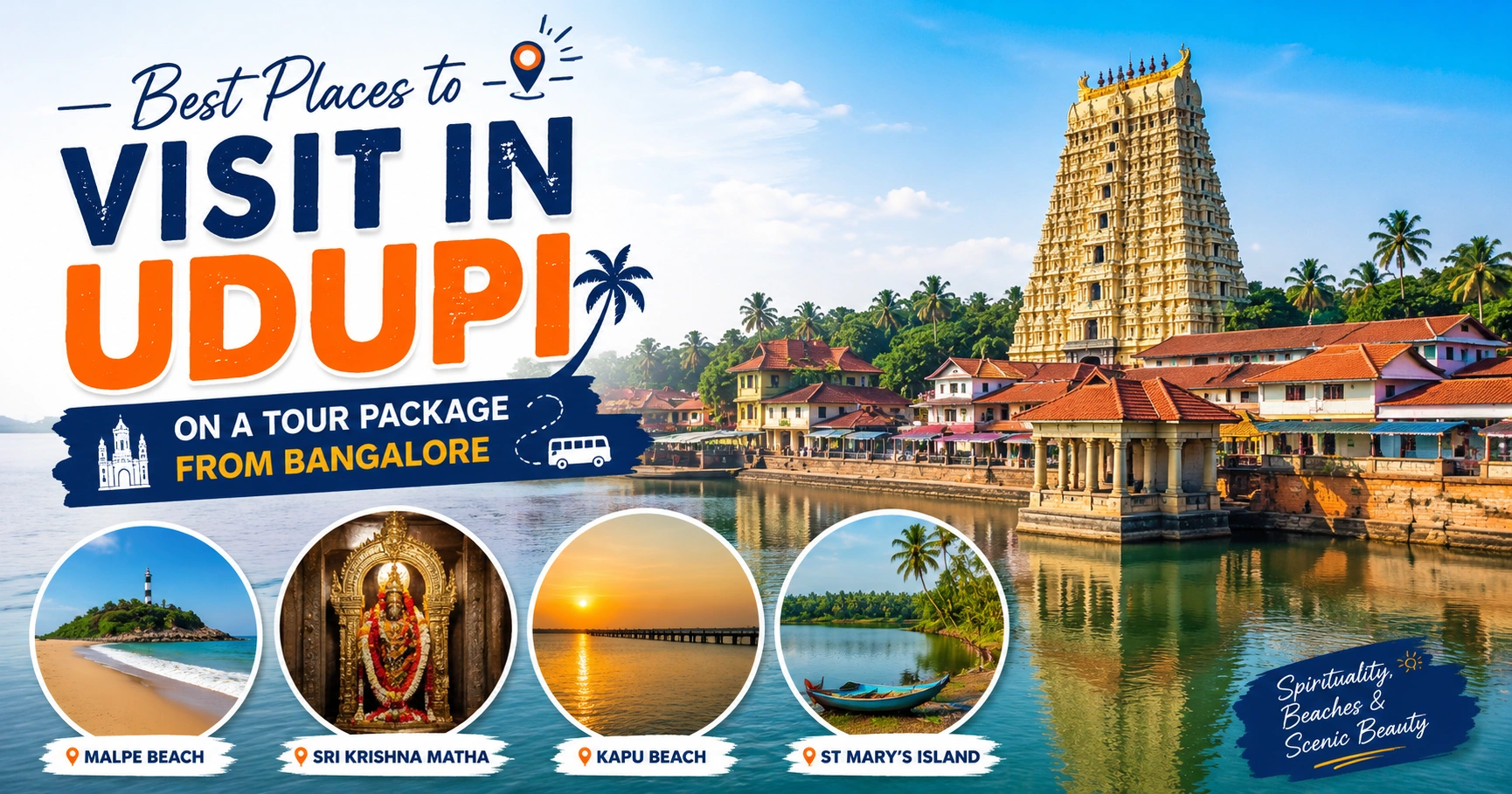 Udupi tour package from Bangalore