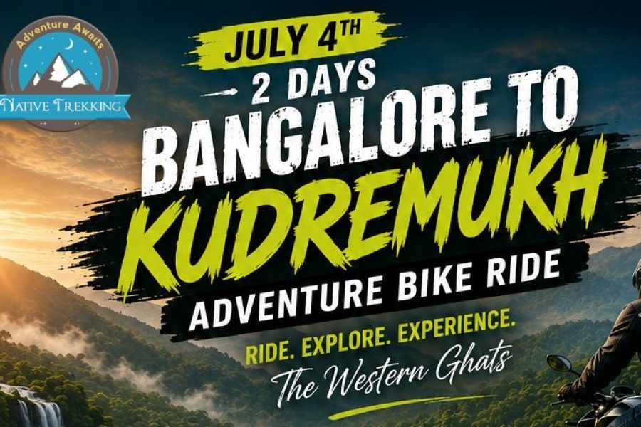 Bangalore to Kudremuka Adventures Bike Ride