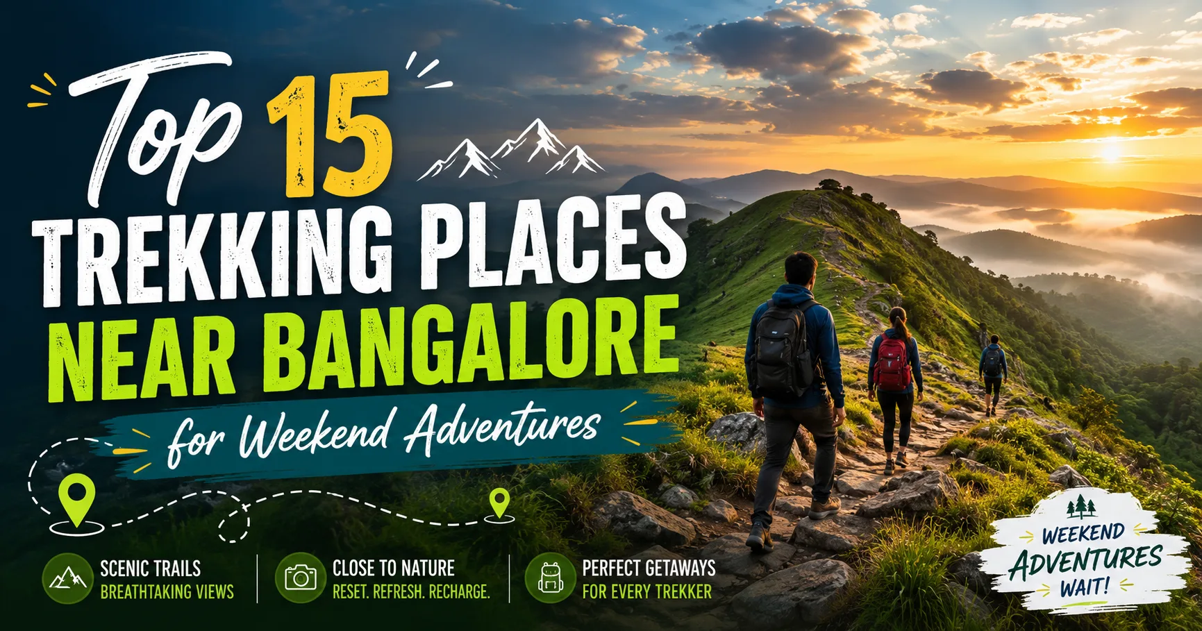 Top 15 Trekking Places Near Bangalore